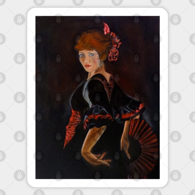 Spanish Dancer Sticker by jennyleeandjim